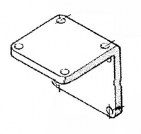 JARRER (Hogetex) 9L10.9.06 - Rögzítő talp géplámpákhoz (V*9L10.9.06)